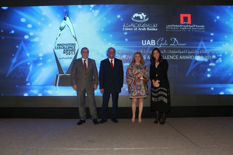 Union of Arab Banks grants Al-Mawarid Bank Innovation & Excellence Award
